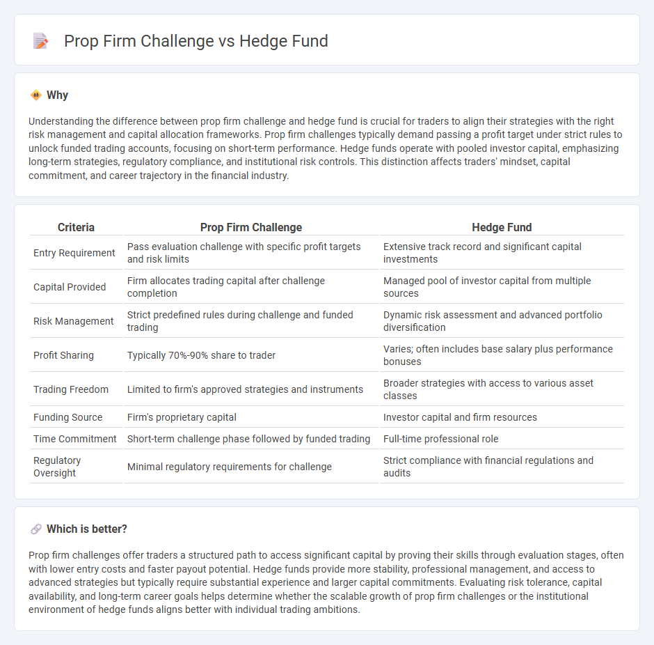 Prop Firm Challenge vs Hedge Fund in Trading