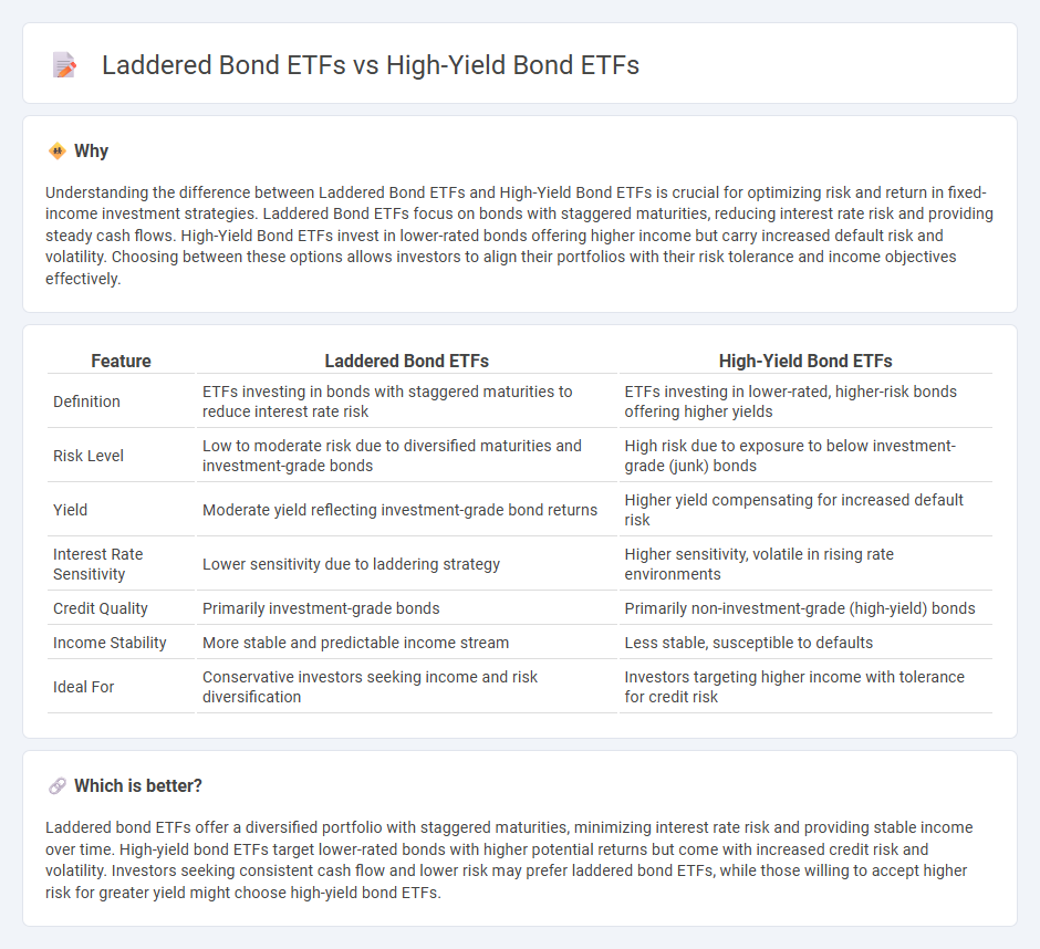 Laddered Bond Etfs vs High-Yield Bond Etfs in Finance