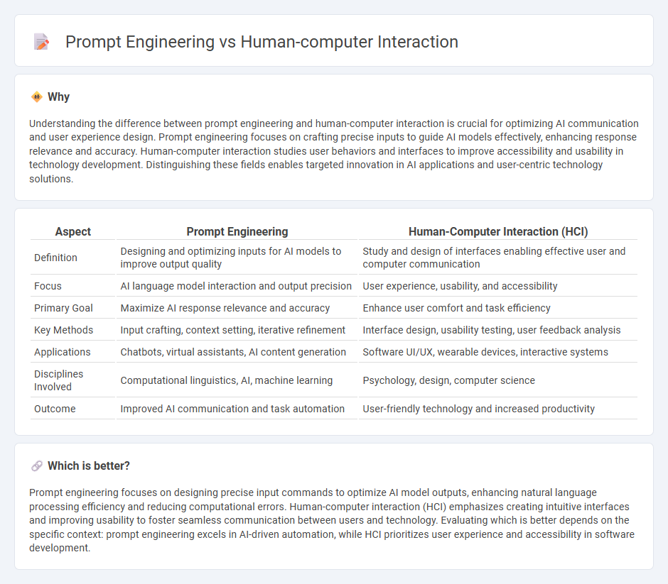 Prompt Engineering vs Human-Computer Interaction in Technology