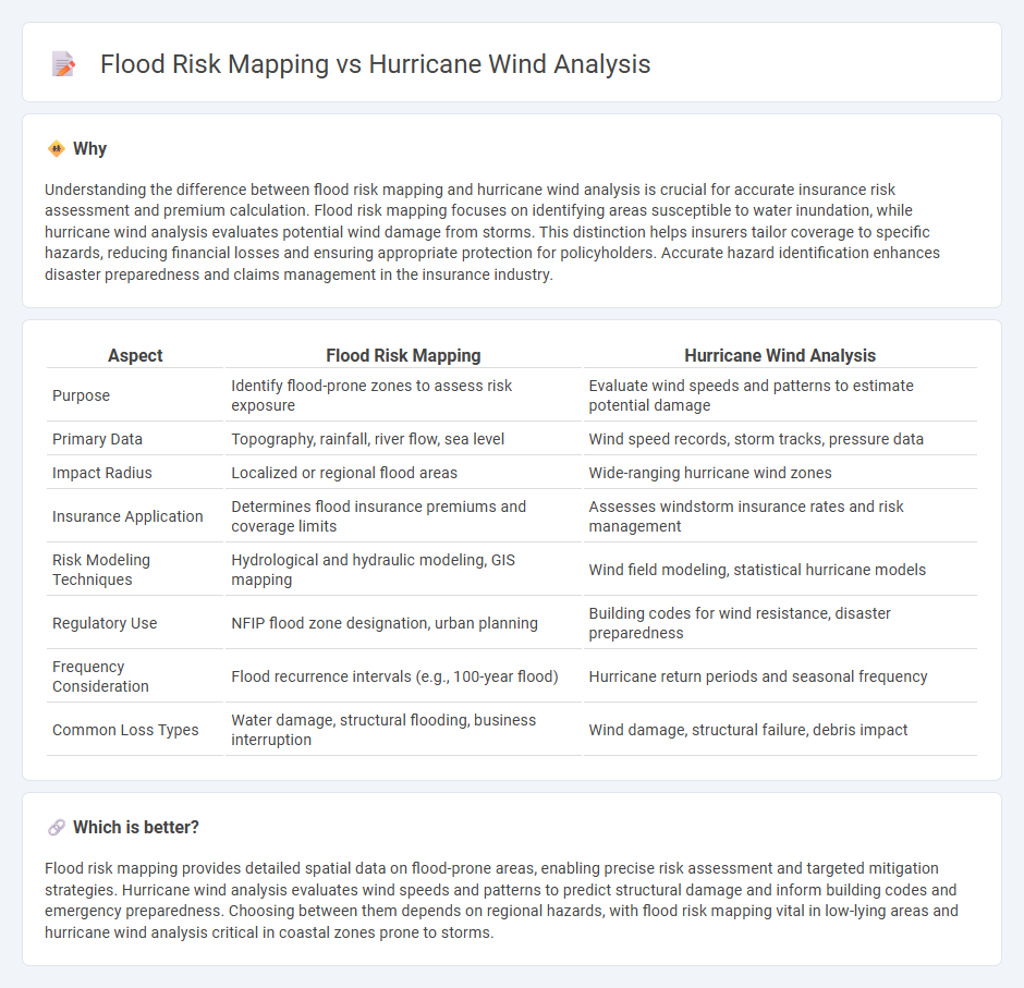 Flood Risk Mapping vs Hurricane Wind Analysis in Insurance