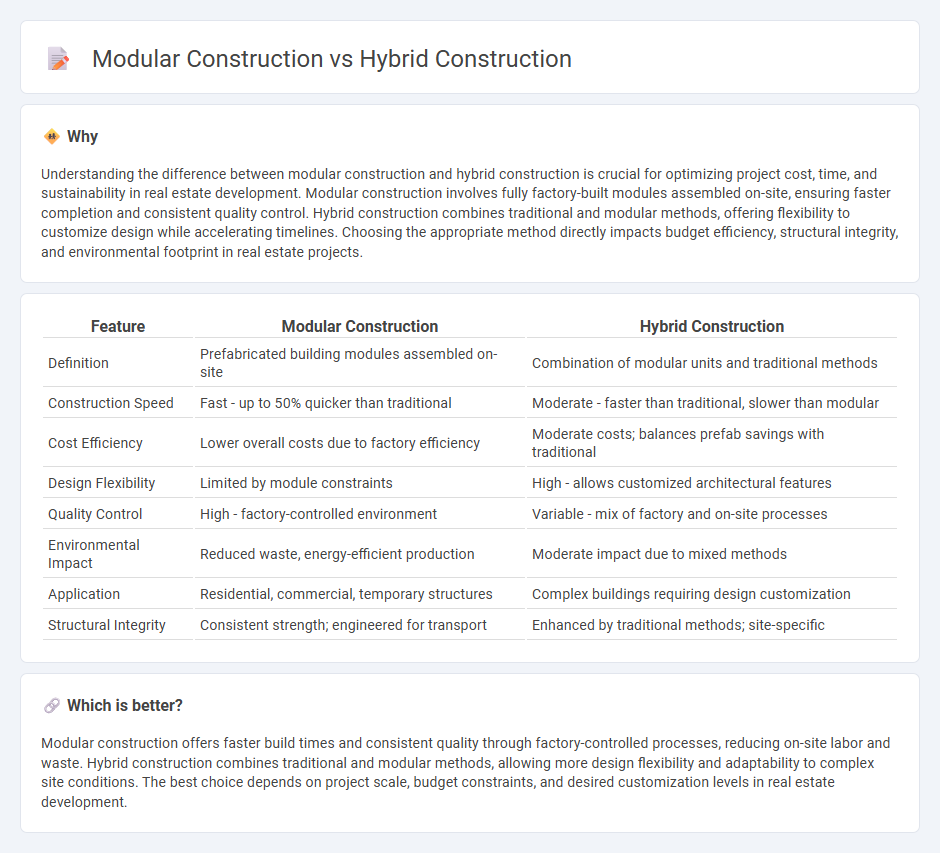 Modular Construction vs Hybrid Construction in Real Estate