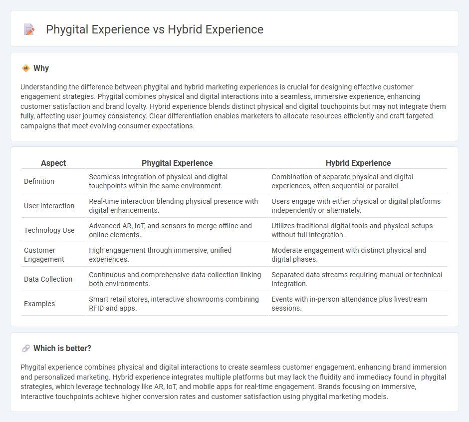 Phygital Experience vs Hybrid Experience in Marketing