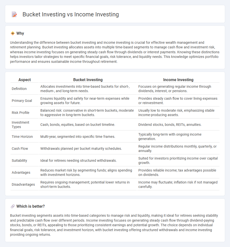 Bucket Investing vs Income Investing in Finance