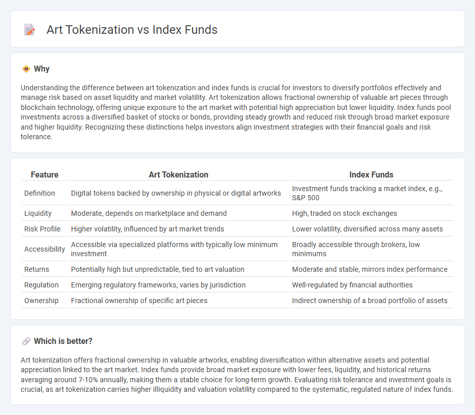 Art Tokenization vs Index Funds in Investment