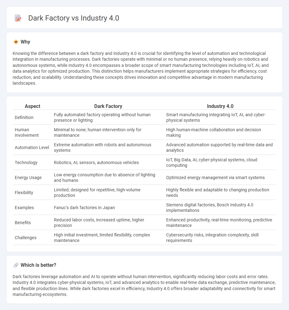 Dark Factory vs Industry 4.0 in Manufacturing