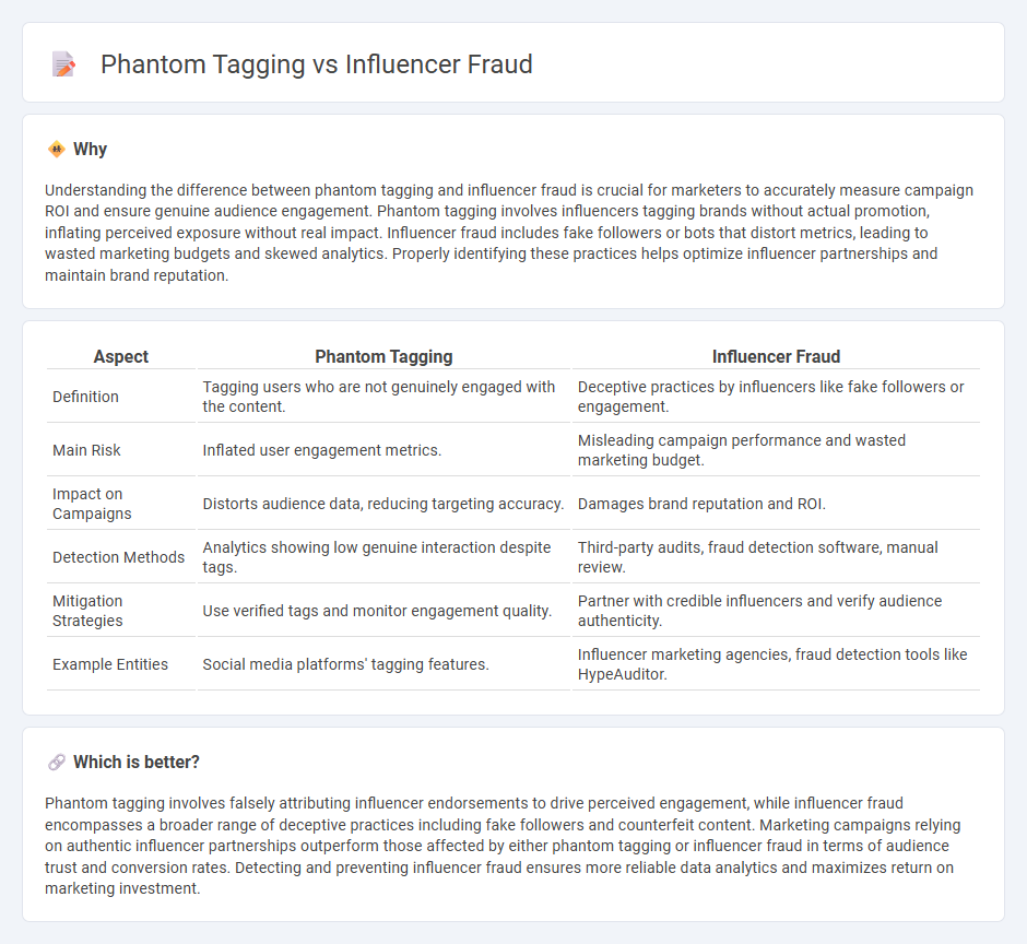 Phantom Tagging vs Influencer Fraud in Marketing