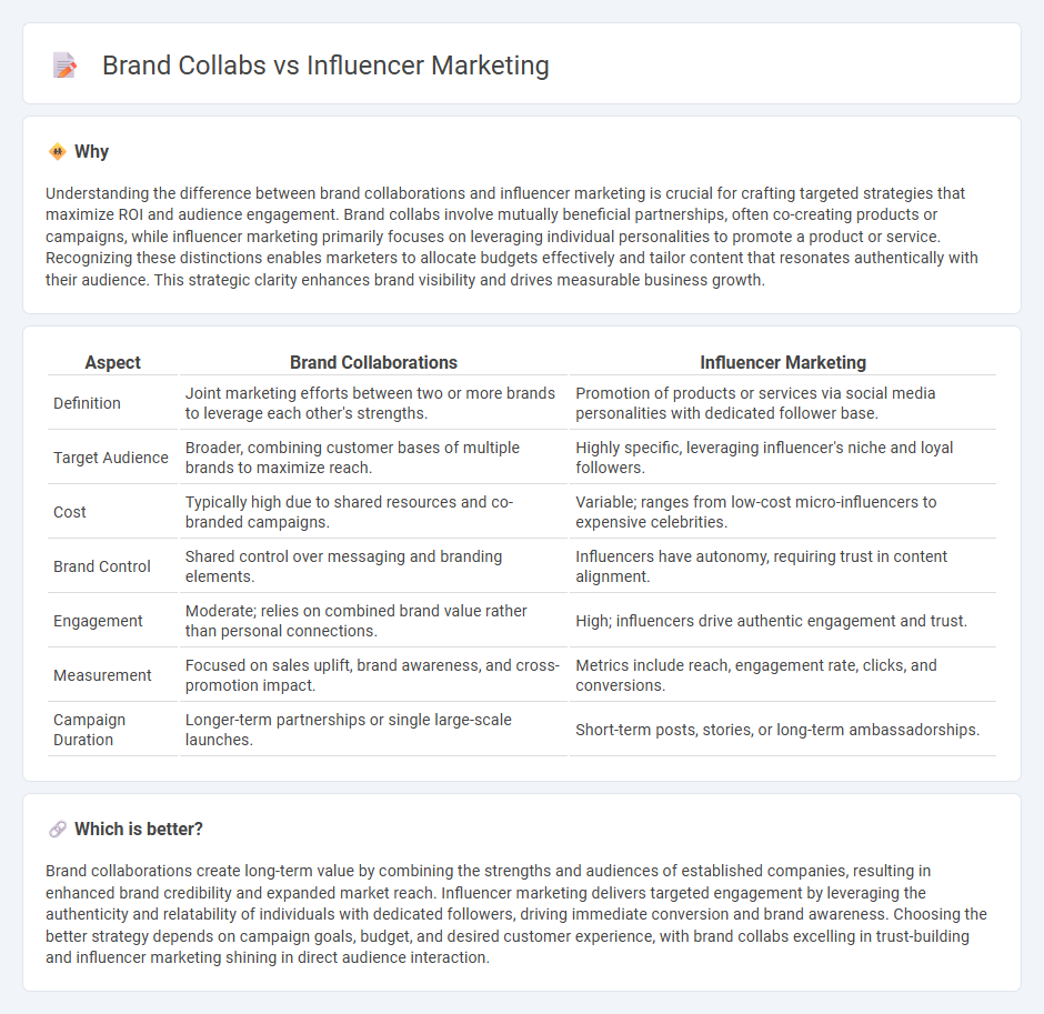 Brand Collabs vs Influencer Marketing in Marketing