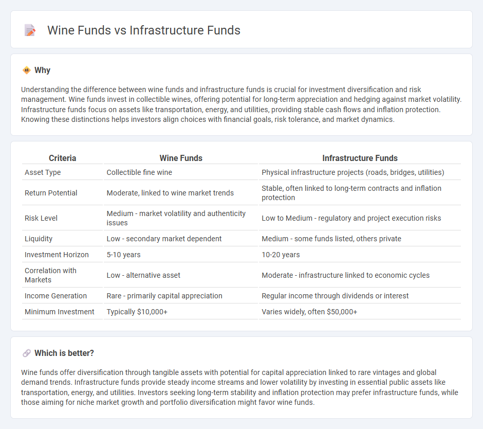 Wine Funds vs Infrastructure Funds in Investment