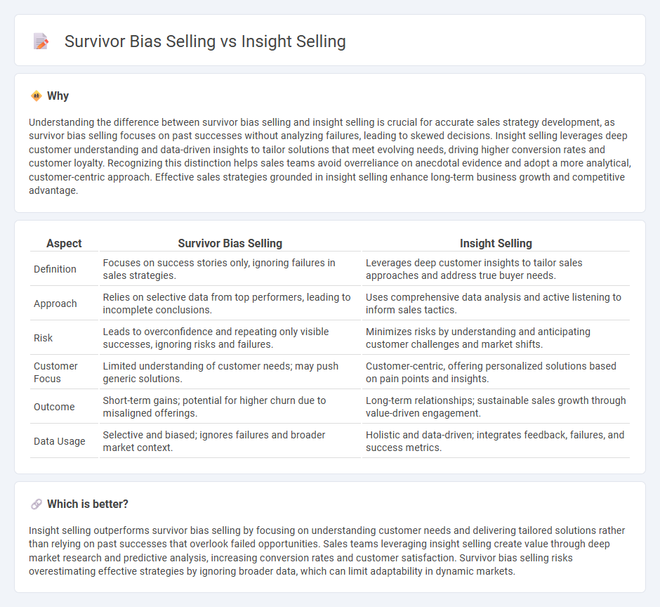 Survivor Bias Selling vs Insight Selling in Sales