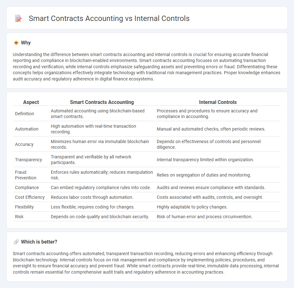 Smart Contracts Accounting vs Internal Controls in Accounting
