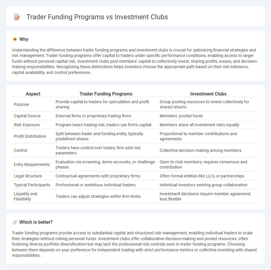 Trader Funding Programs vs Investment Clubs in Finance