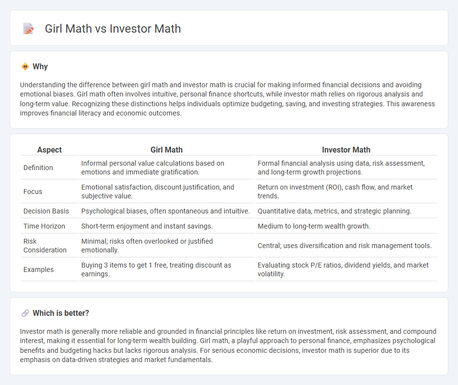 Girl Math vs Investor Math in Economy