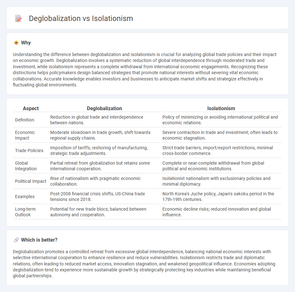 Deglobalization vs Isolationism in Economy
