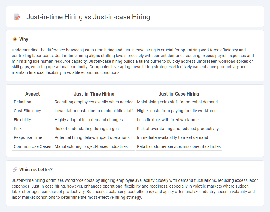 Just-In-Time Hiring vs Just-In-Case Hiring in Economy