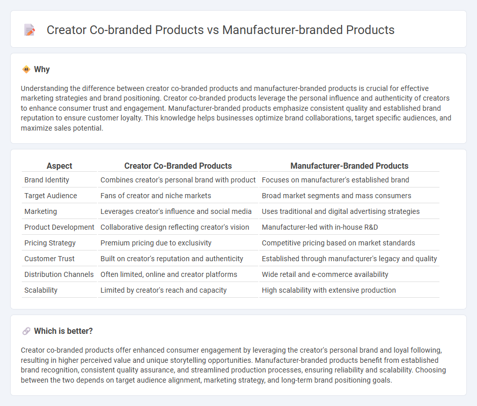 Creator Co-Branded Products vs Manufacturer-Branded Products in Commerce