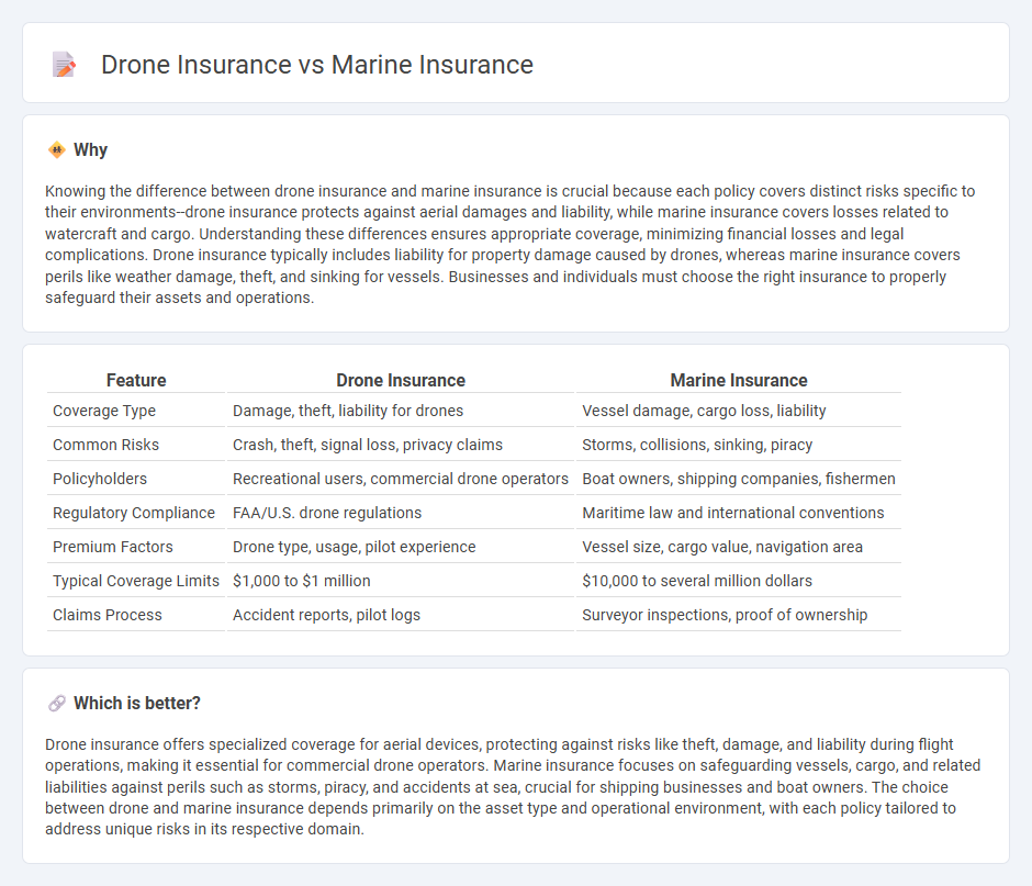Drone Insurance vs Marine Insurance in Insurance
