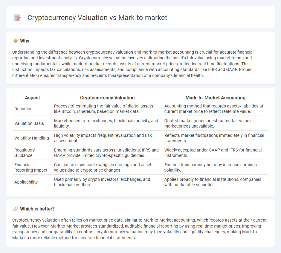 Cryptocurrency Valuation vs Mark-To-Market in Accounting
