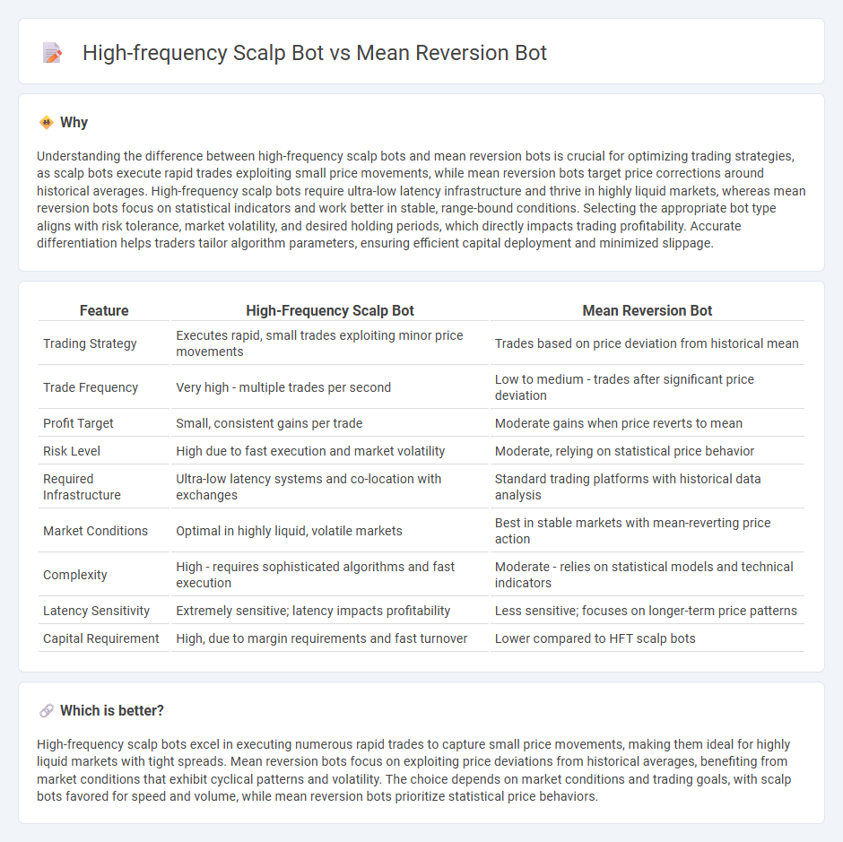 High-Frequency Scalp Bot vs Mean Reversion Bot in Trading
