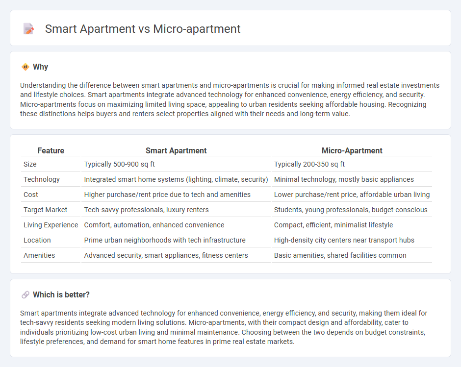 Smart Apartment vs Micro-Apartment in Real Estate