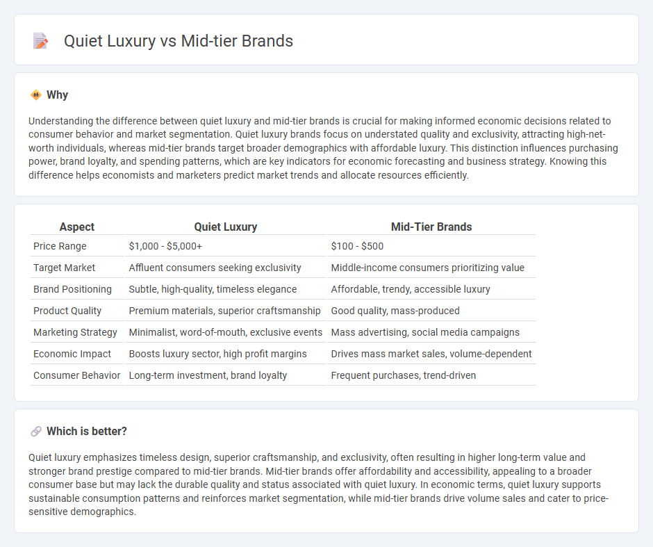 Quiet Luxury vs Mid-Tier Brands in Economy