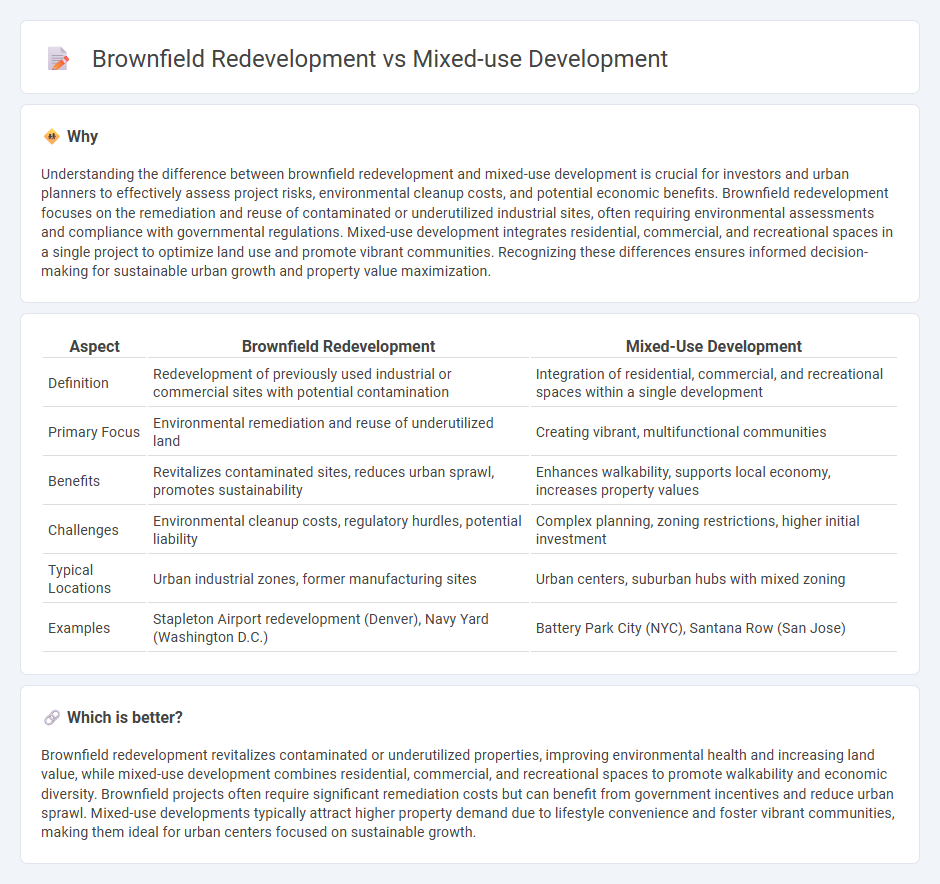 Brownfield Redevelopment vs Mixed-Use Development in Real Estate