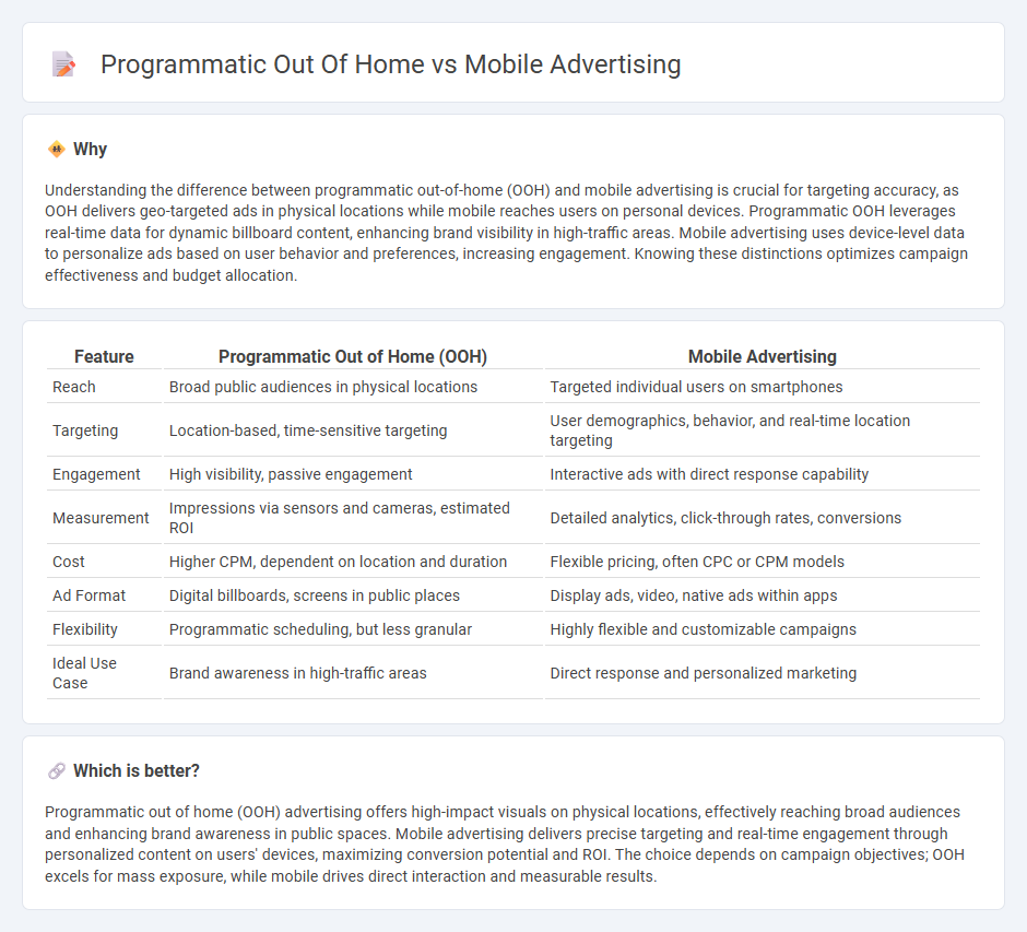 Programmatic Out Of Home vs Mobile Advertising in Marketing