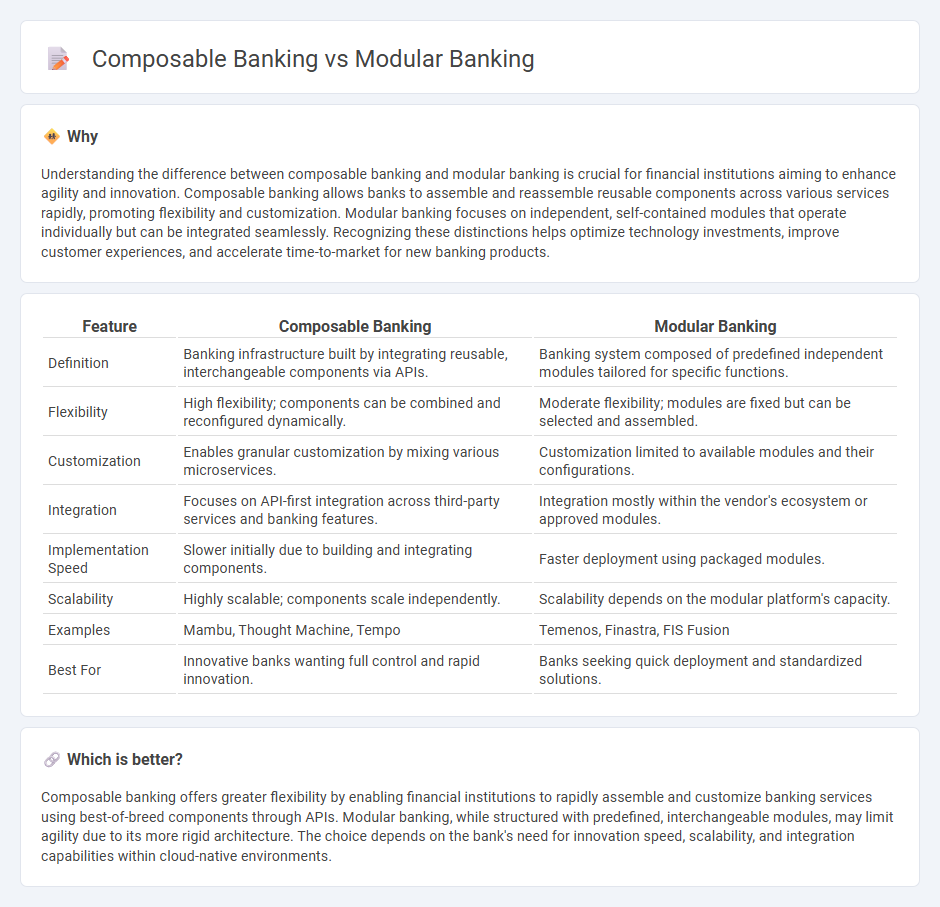Composable Banking vs Modular Banking in Banking