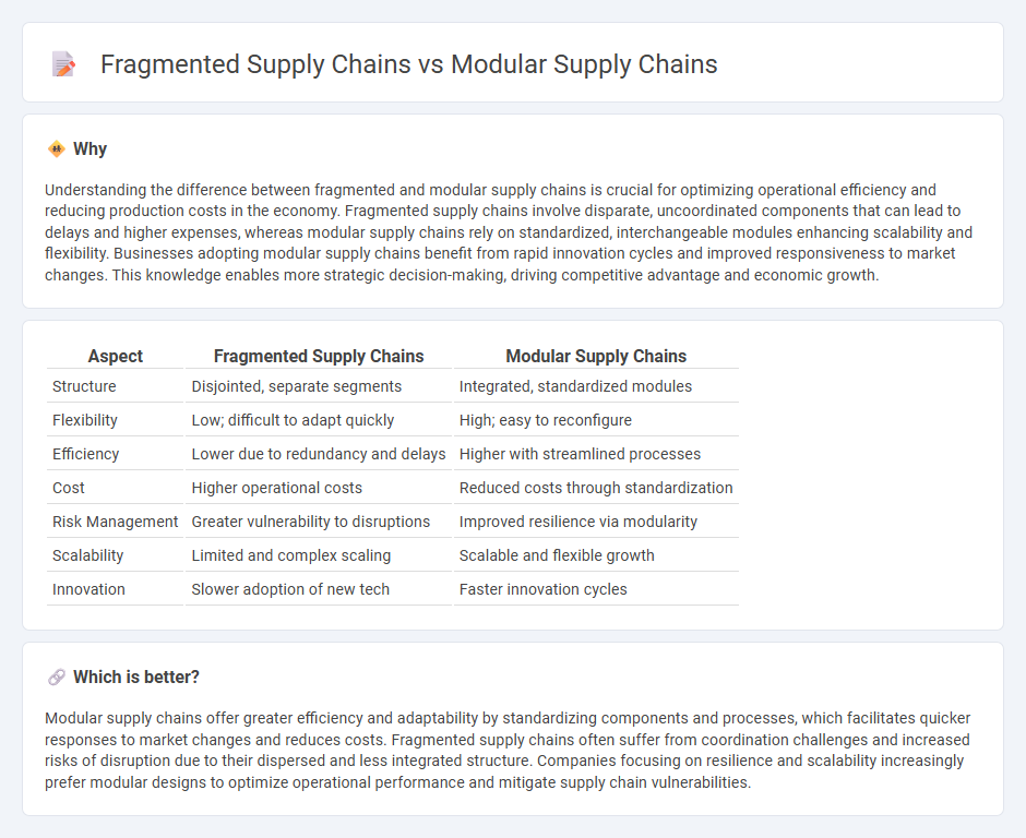 Fragmented Supply Chains vs Modular Supply Chains in Economy
