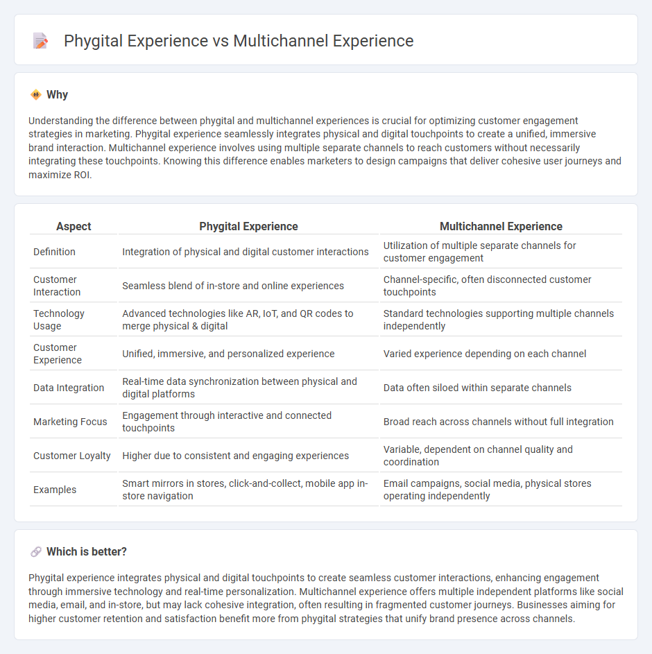 Phygital Experience vs Multichannel Experience in Marketing