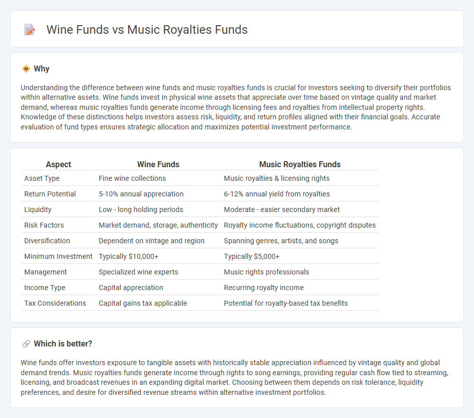 Wine Funds vs Music Royalties Funds in Investment