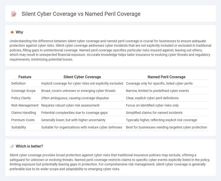 Silent Cyber Coverage vs Named Peril Coverage in Insurance