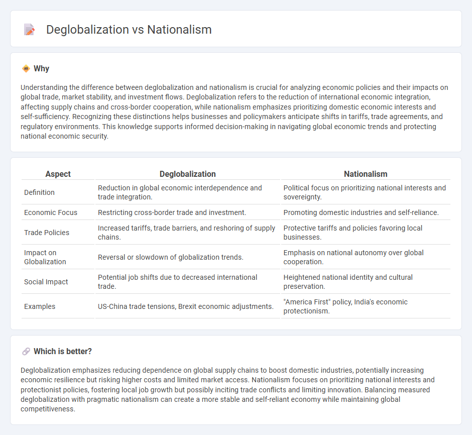 Deglobalization vs Nationalism in Economy