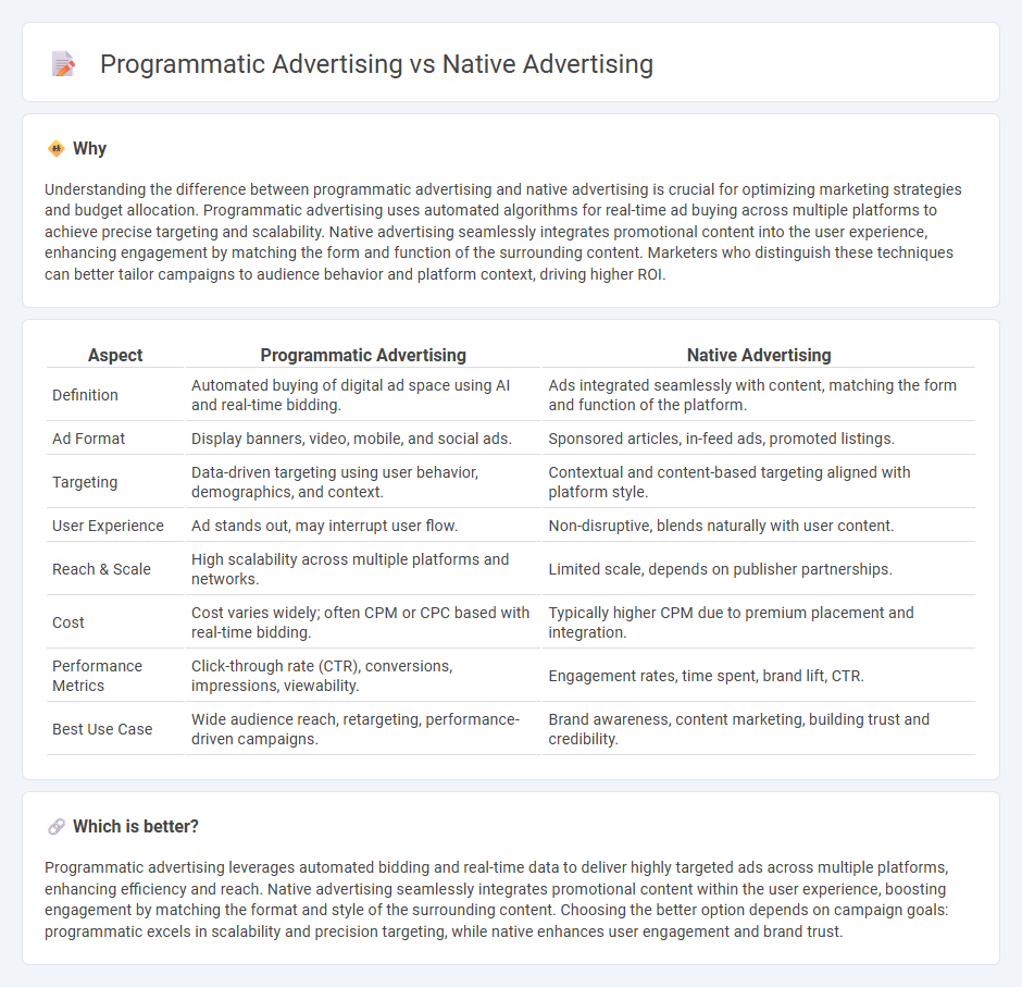 Programmatic Advertising vs Native Advertising in Marketing