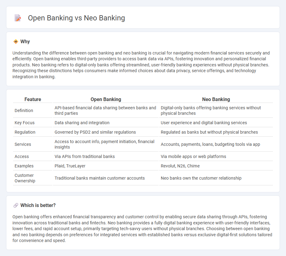Open Banking vs Neo Banking in Banking