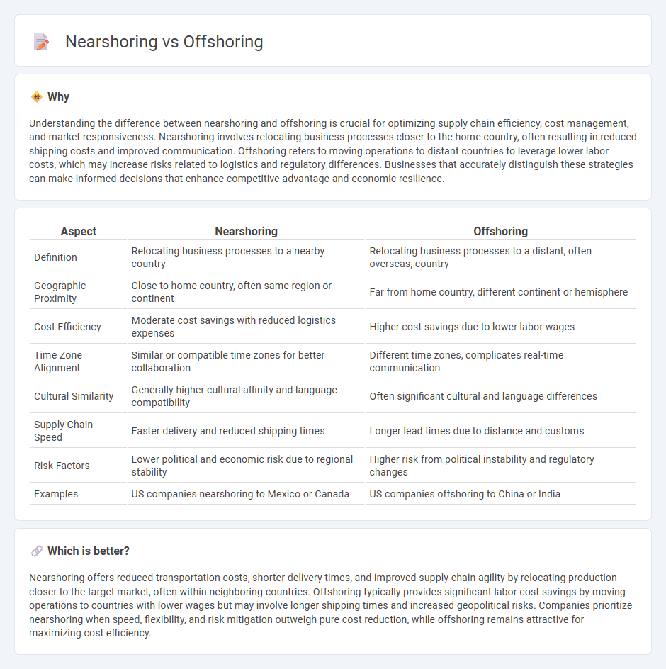 Nearshoring vs Offshoring in Economy