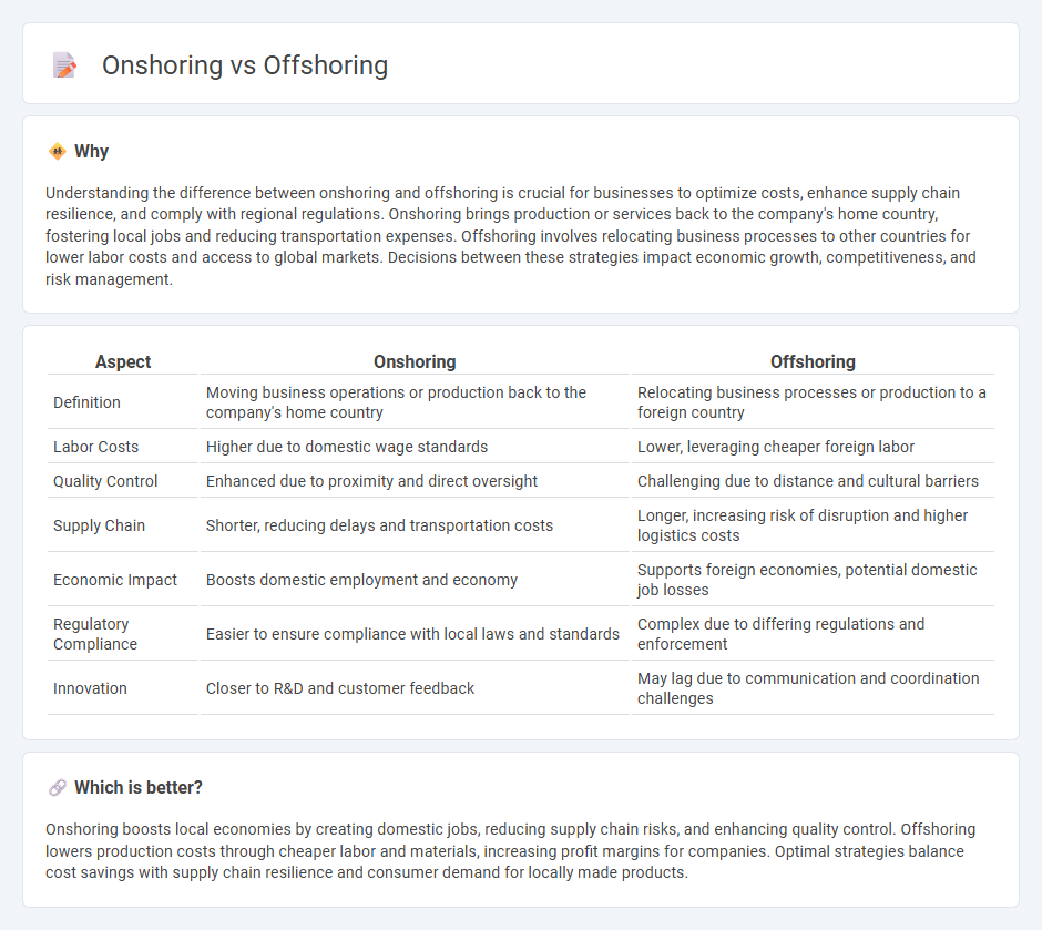 Onshoring vs Offshoring in Economy