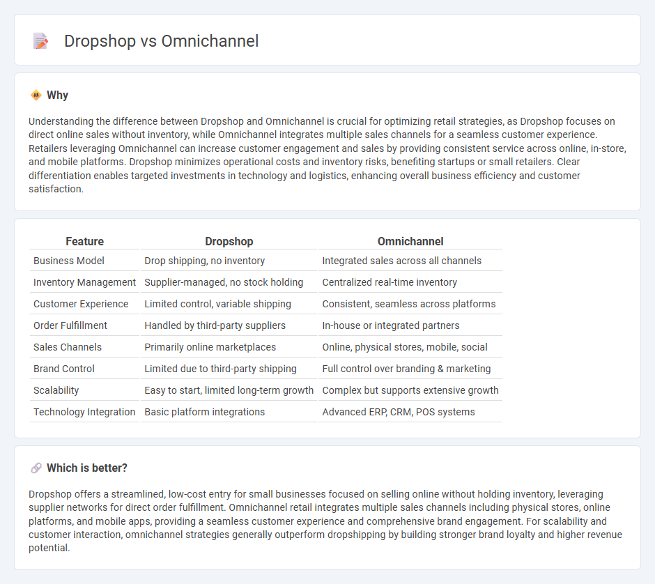 Dropshop vs Omnichannel in Retail