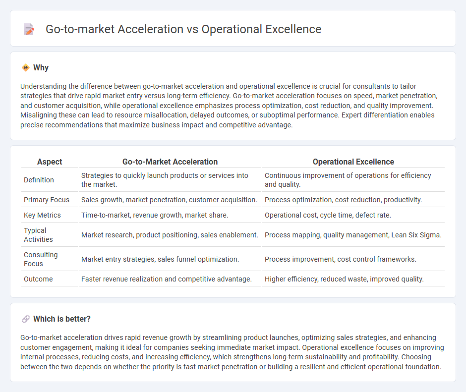 Go-To-Market Acceleration vs Operational Excellence in Consulting