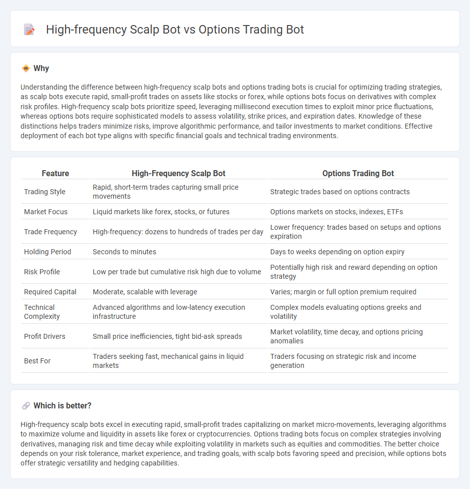 High-Frequency Scalp Bot vs Options Trading Bot in Trading