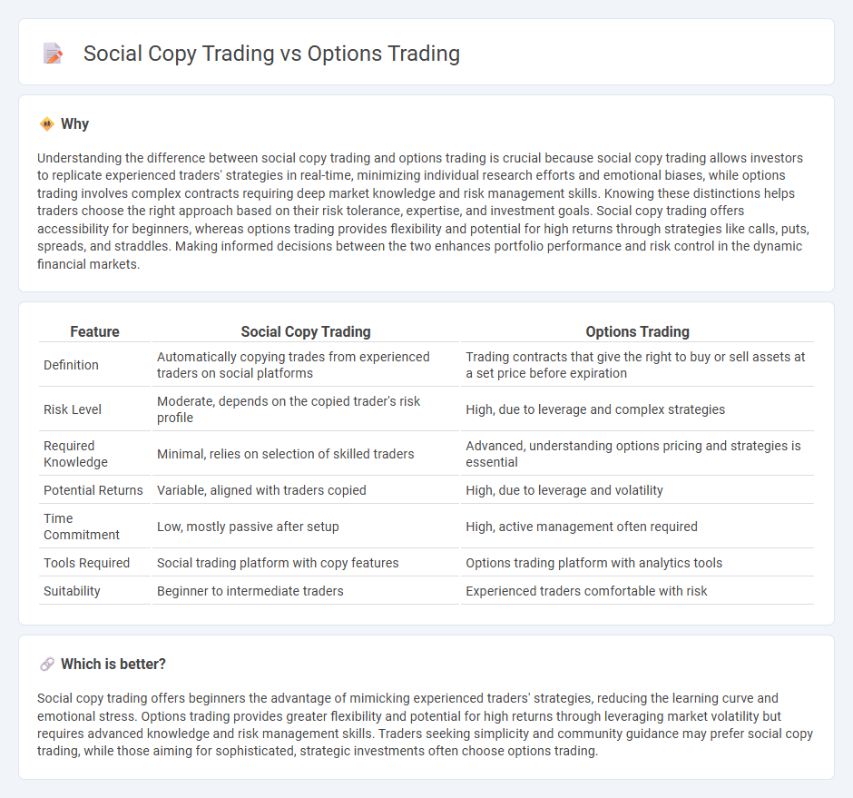 Social Copy Trading vs Options Trading in Trading