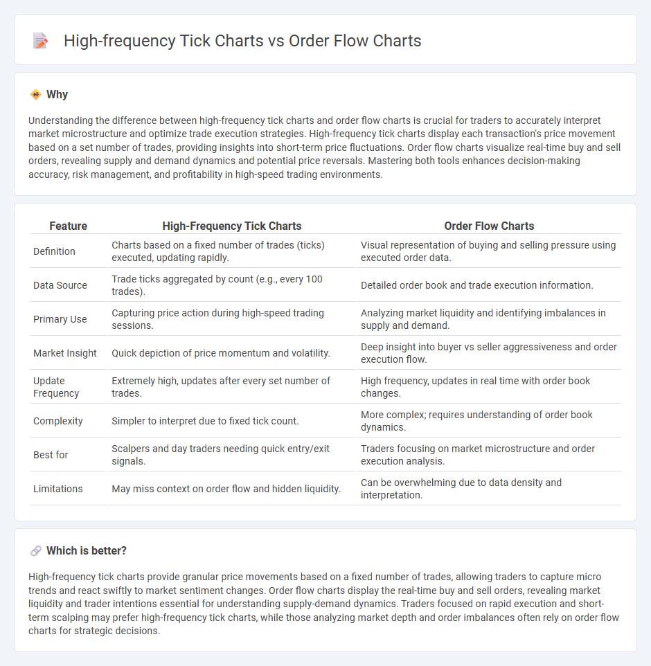 High-Frequency Tick Charts vs Order Flow Charts in Trading