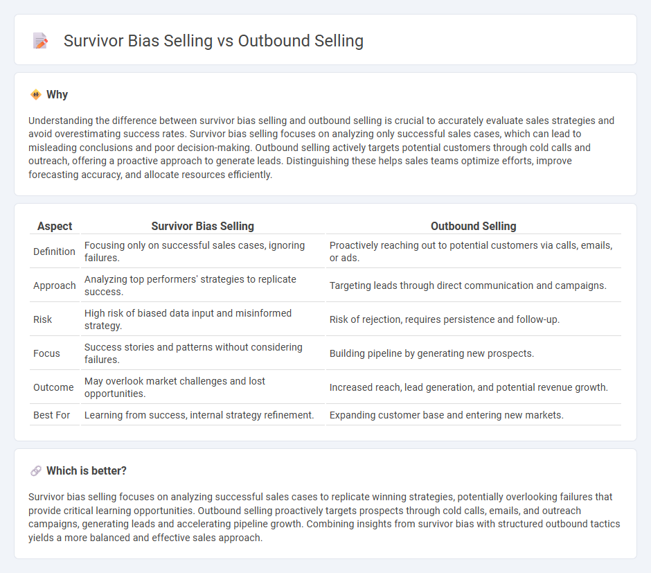 Survivor Bias Selling vs Outbound Selling in Sales