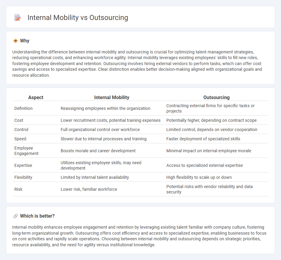 Internal Mobility vs Outsourcing in Management