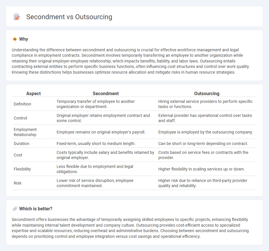 Secondment vs Outsourcing in Employment