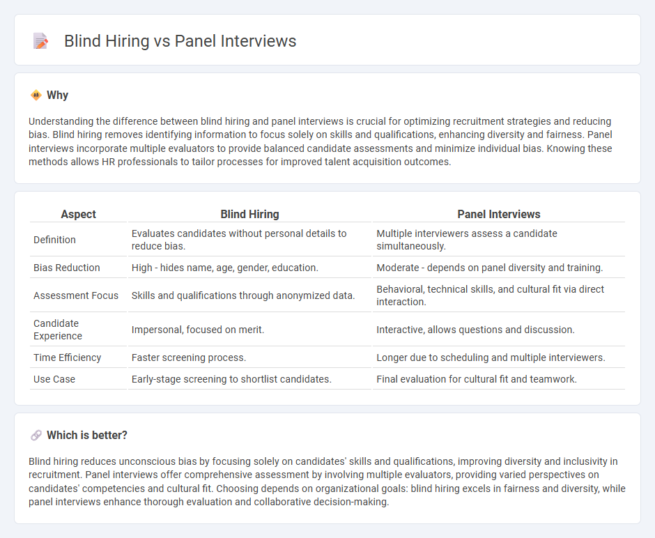 Blind Hiring vs Panel Interviews in Human Resources