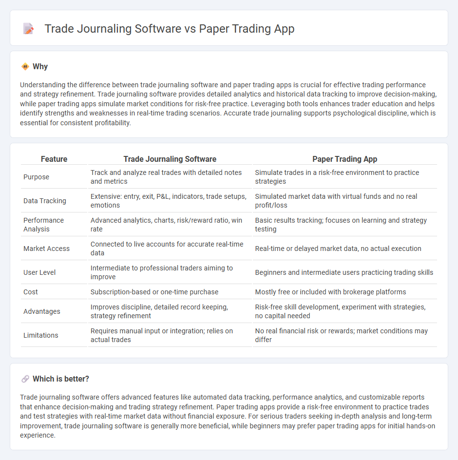 Trade Journaling Software vs Paper Trading App in Trading
