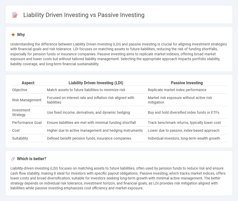 Liability Driven Investing vs Passive Investing in Finance