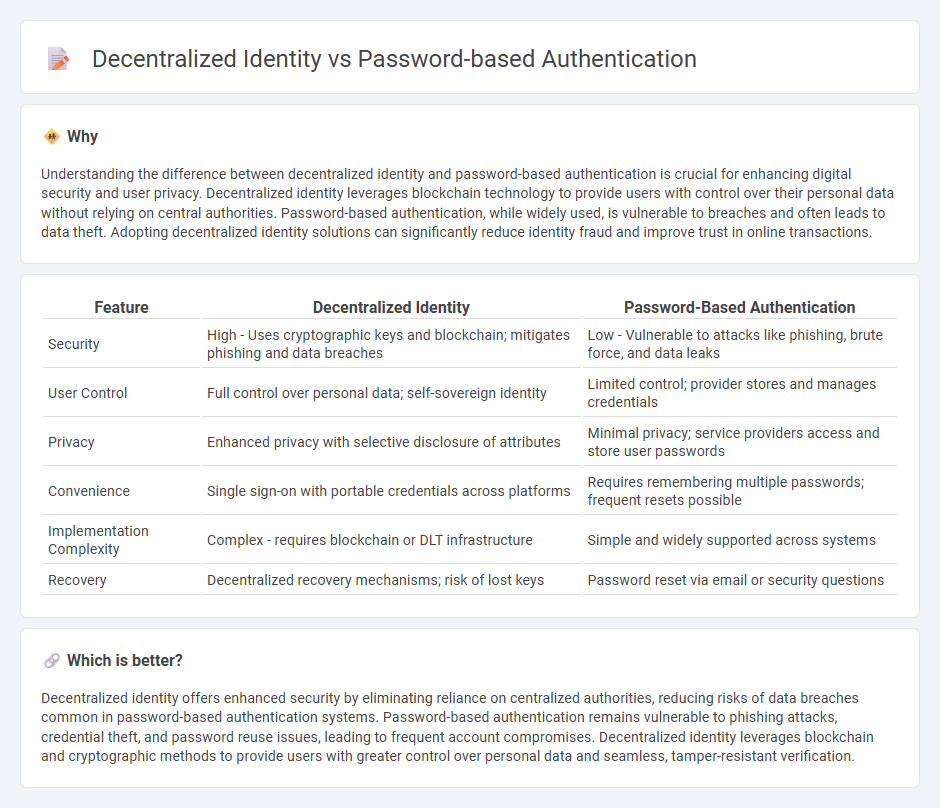 Decentralized Identity vs Password-Based Authentication in Technology