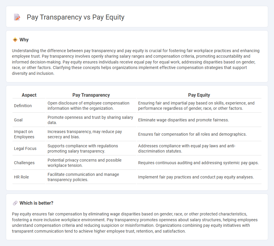 Pay Transparency vs Pay Equity in Human Resources