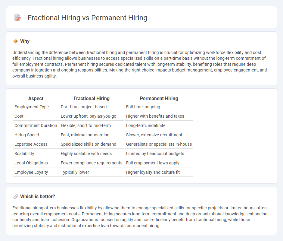 Fractional Hiring vs Permanent Hiring in Employment